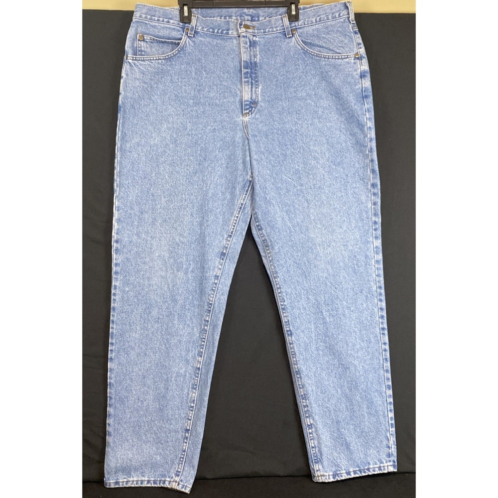 LL Bean Men's Natural Fit Double L Jeans  Medium Wash 44x32 Straight